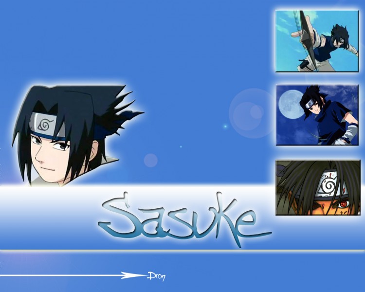 Wallpapers Manga Naruto Sasuke drOnE