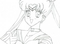 Fonds d'cran Art - Crayon Sailor Moon