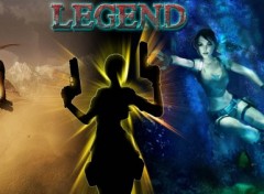 Fonds d'cran Dual Screen TomB Raider Legend