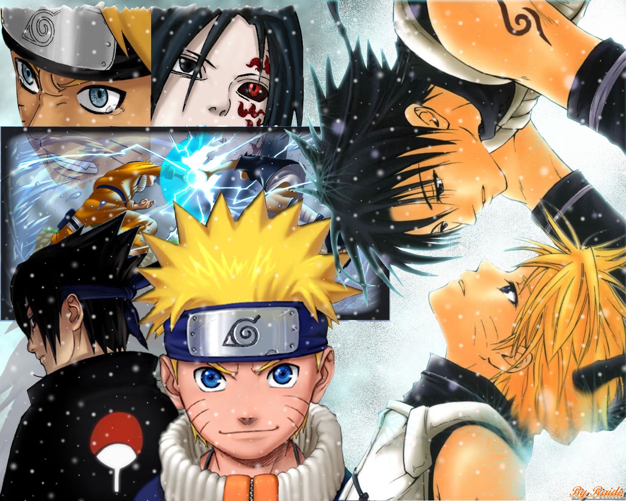 Wallpapers Manga Naruto naruto et sasuke