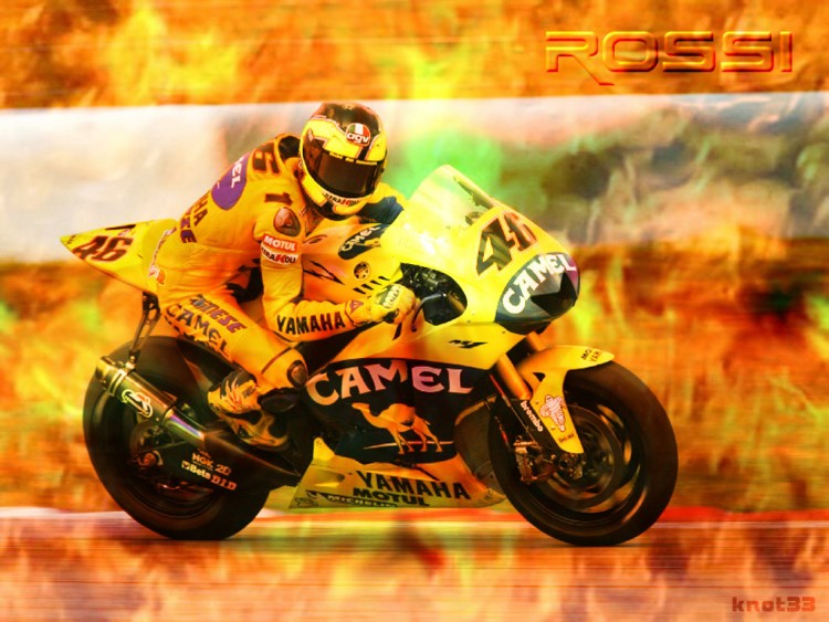 Fonds d'cran Motos Rossi Wallpaper N135298