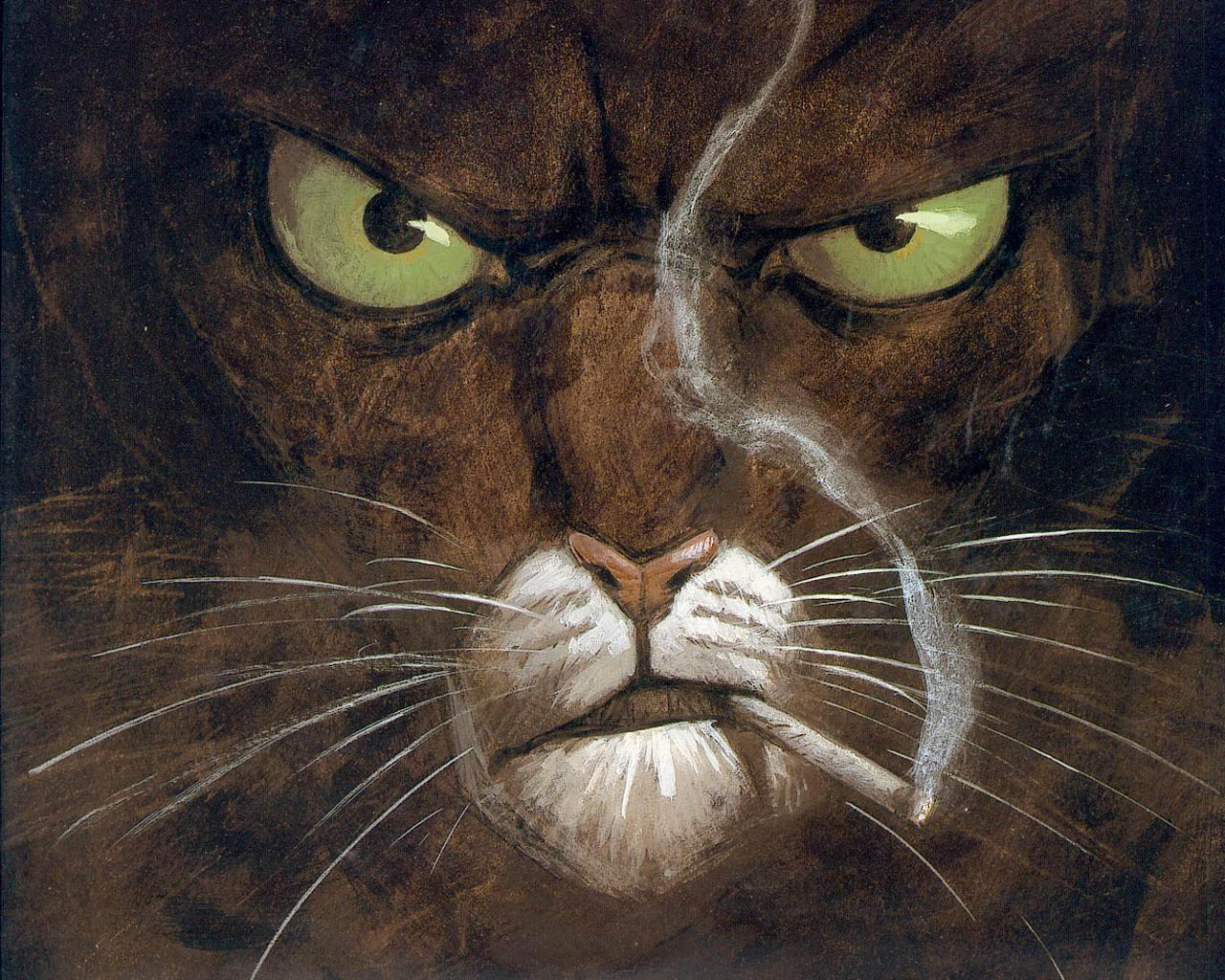 Wallpapers Art - Painting Comics Blacksad