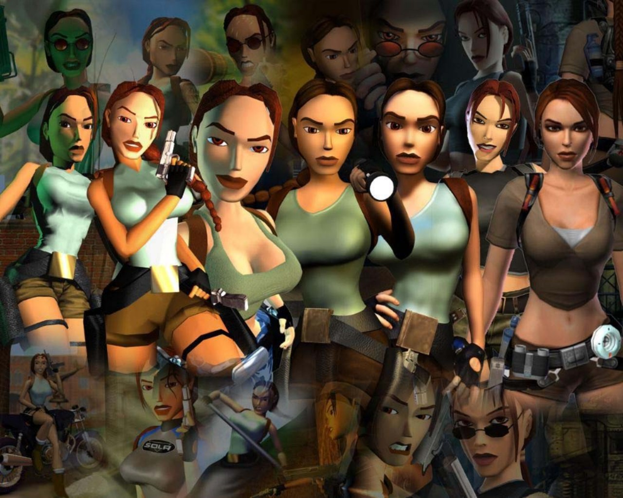 Fonds d'cran Jeux Vido Tomb Raider 1996 - 2006