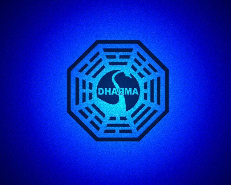 Fonds d'cran Sries TV Lost, les Disparus Dharma initiative logo 1