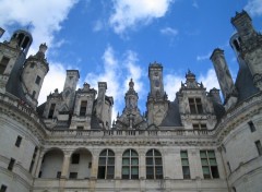 Fonds d'cran Constructions et architecture Les toits de Chambord