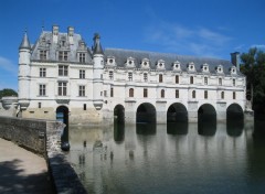 Fonds d'cran Constructions et architecture Chenonceau, cot eau