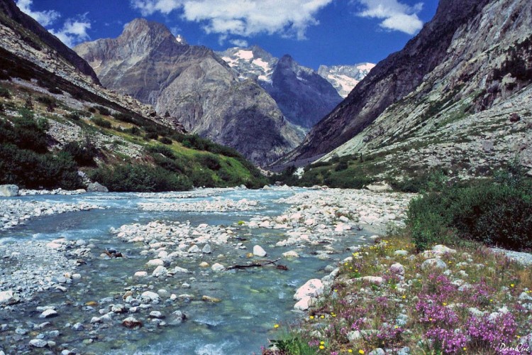 Fonds d'cran Nature Fleuves - Rivires - Torrents Les Ecrins