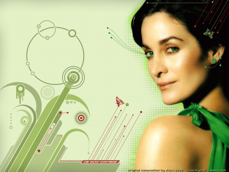 Fonds d'cran Clbrits Femme Carrie-Anne Moss The Vector Experiment