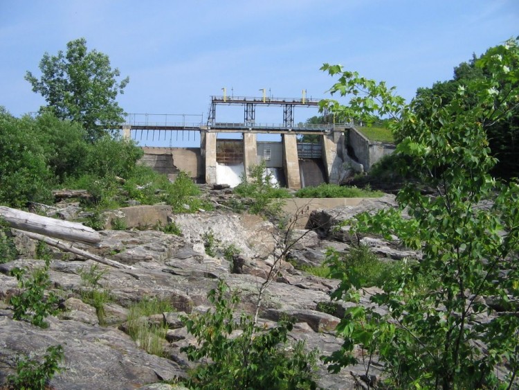 Wallpapers Constructions and architecture Dams - Locks Barrage Saint-Narcisse