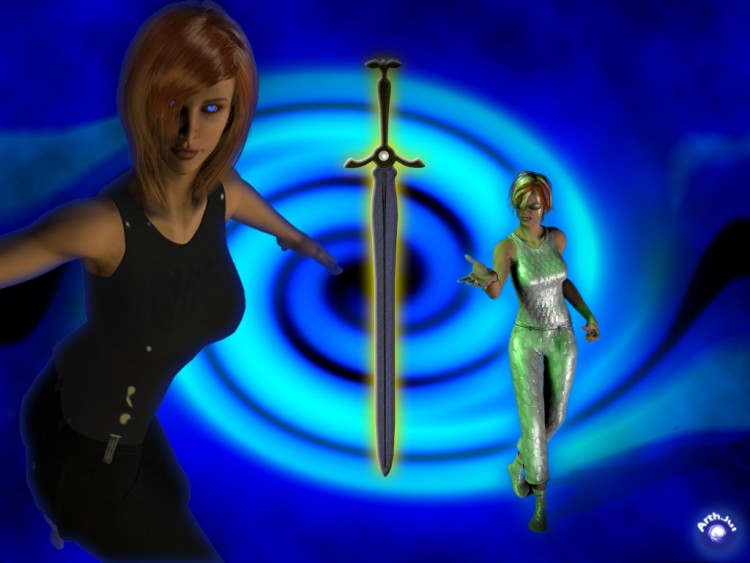 Wallpapers Digital Art Cybermodels Excalibur