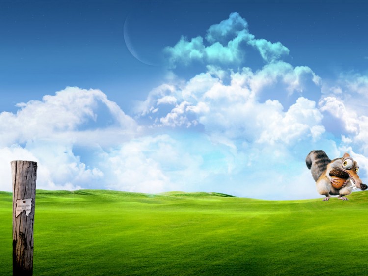 Wallpapers Cartoons Ice Age Scrat