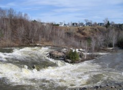 Fonds d'cran Nature Petites chutes rivire Shawinigan