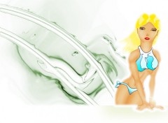 Wallpapers Digital Art Girl bikini