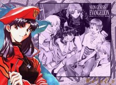 Wallpapers Cartoons NGE version Misato