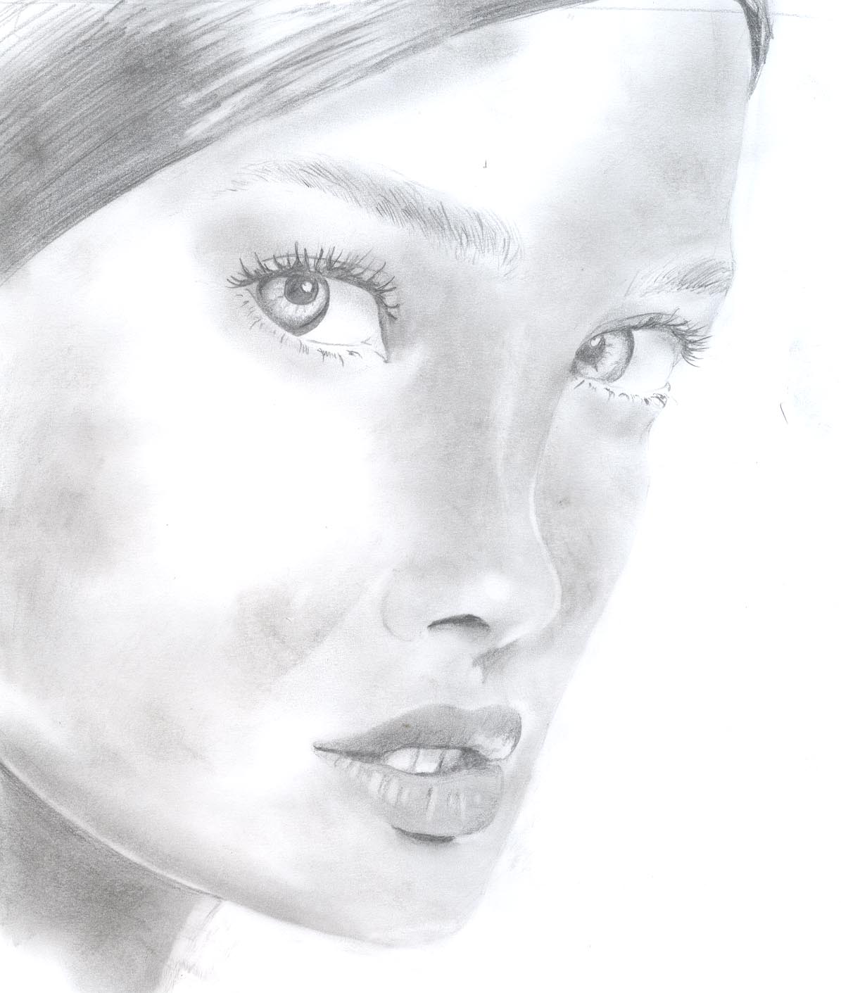 Wallpapers Art - Pencil Portraits portrait femme