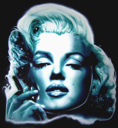 Fonds d'cran Art - Peinture Airbrush marilyne