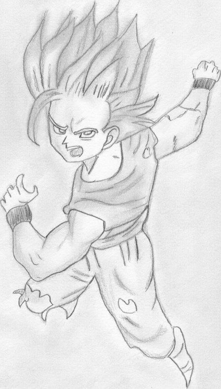 Fonds d'cran Art - Crayon Manga - Dragon Ball Z 