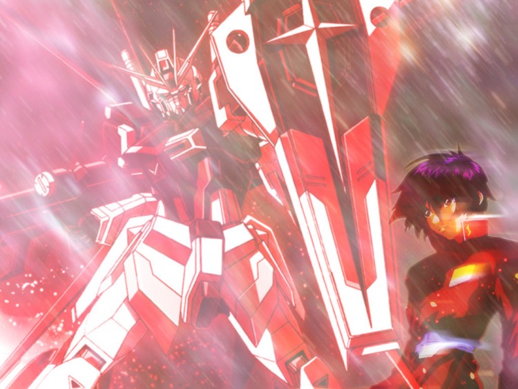 Fonds d'cran Dessins Anims Gundam Seed Shin & Impulse Gundam