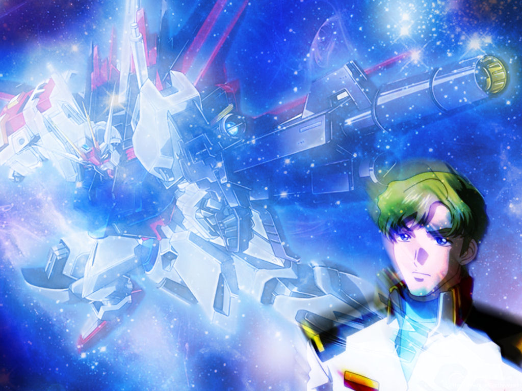 Fonds d'cran Dessins Anims Gundam Seed Mu & Strike Gundam