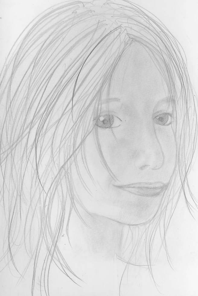 Fonds d'cran Art - Crayon Portraits mon autoportrait..