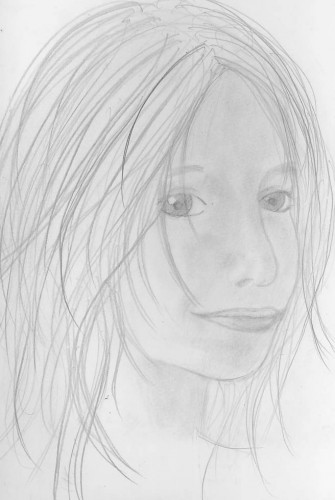 Fonds d'cran Art - Crayon Portraits mon autoportrait..