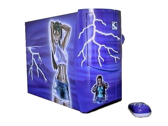 Fonds d'cran Art - Peinture Airbrush pc lara