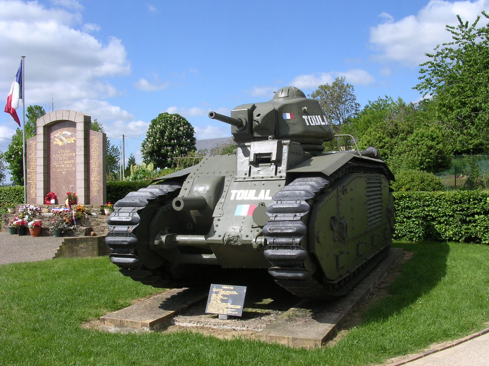 Fonds d'cran Transports divers Chars - Tanks Char Franais B1bis