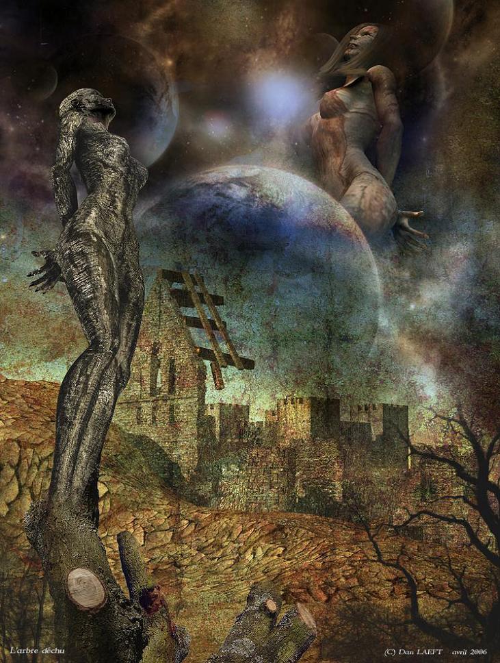 Wallpapers Digital Art Surrealism - Symbolism - Onirism L'arbre dchu