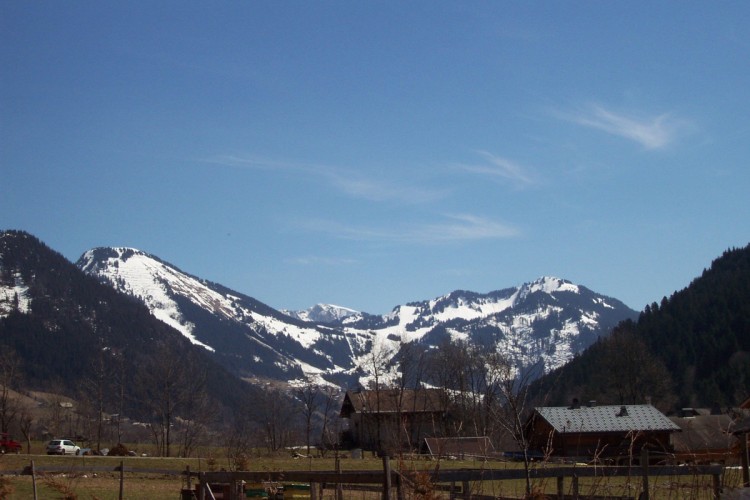 Wallpapers Nature Mountains Vue de la Chapelle d'Abondance