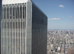 Fonds d'cran Voyages : Amrique du nord Le World Trade Center surplombant Manhattan