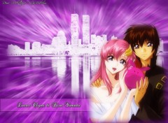 Wallpapers Cartoons Lacus Clyne et Kira Yamato