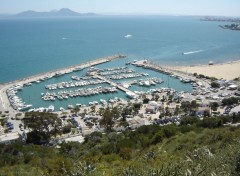 Fonds d'cran Voyages : Afrique PORT DE SIDI BOU SAID