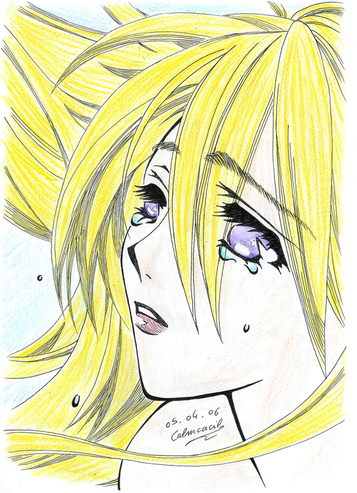 Fonds d'cran Art - Crayon Manga - Personnages Ruika