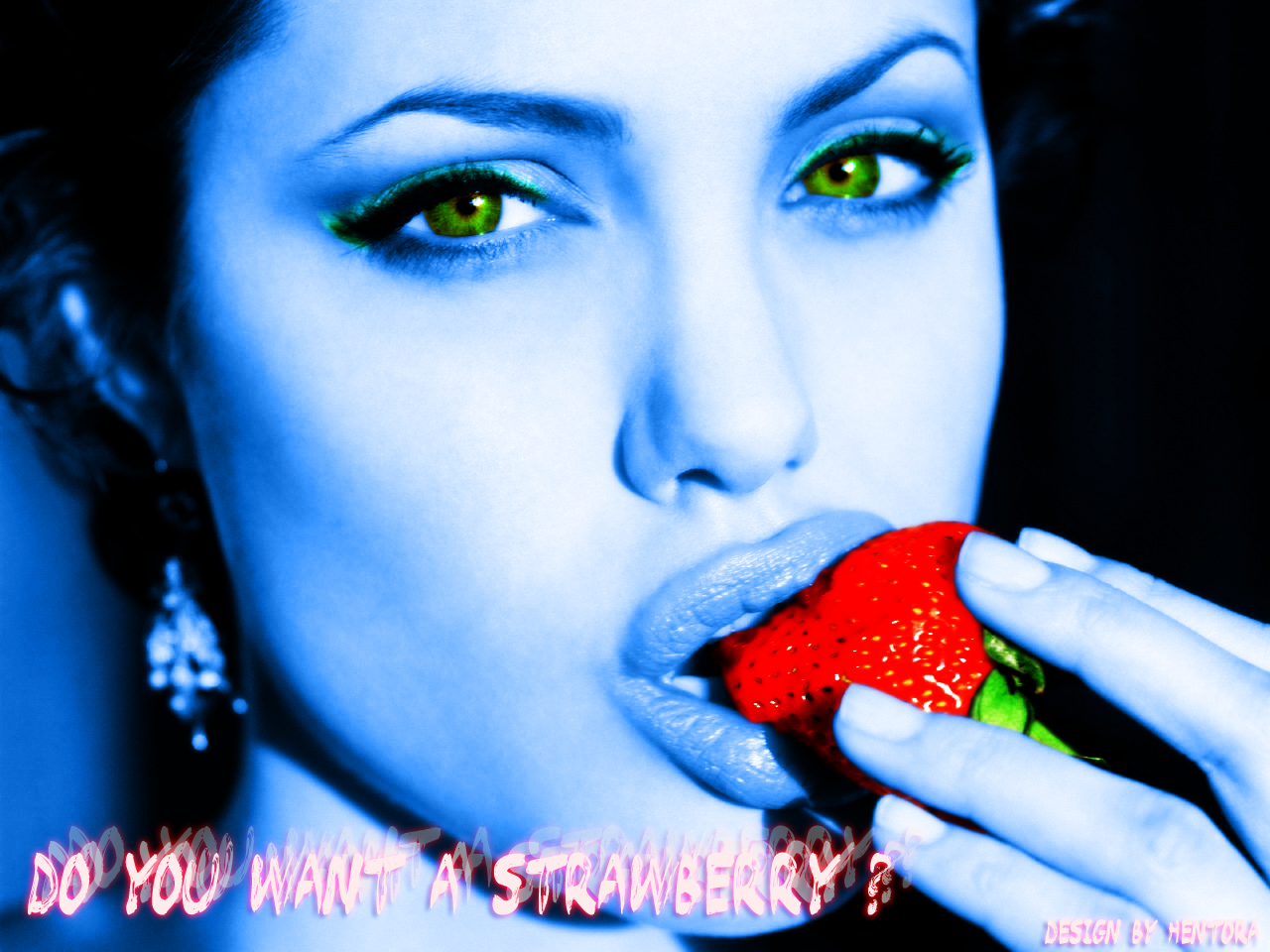 Wallpapers Digital Art Women - Femininity beautifuL strawberrY