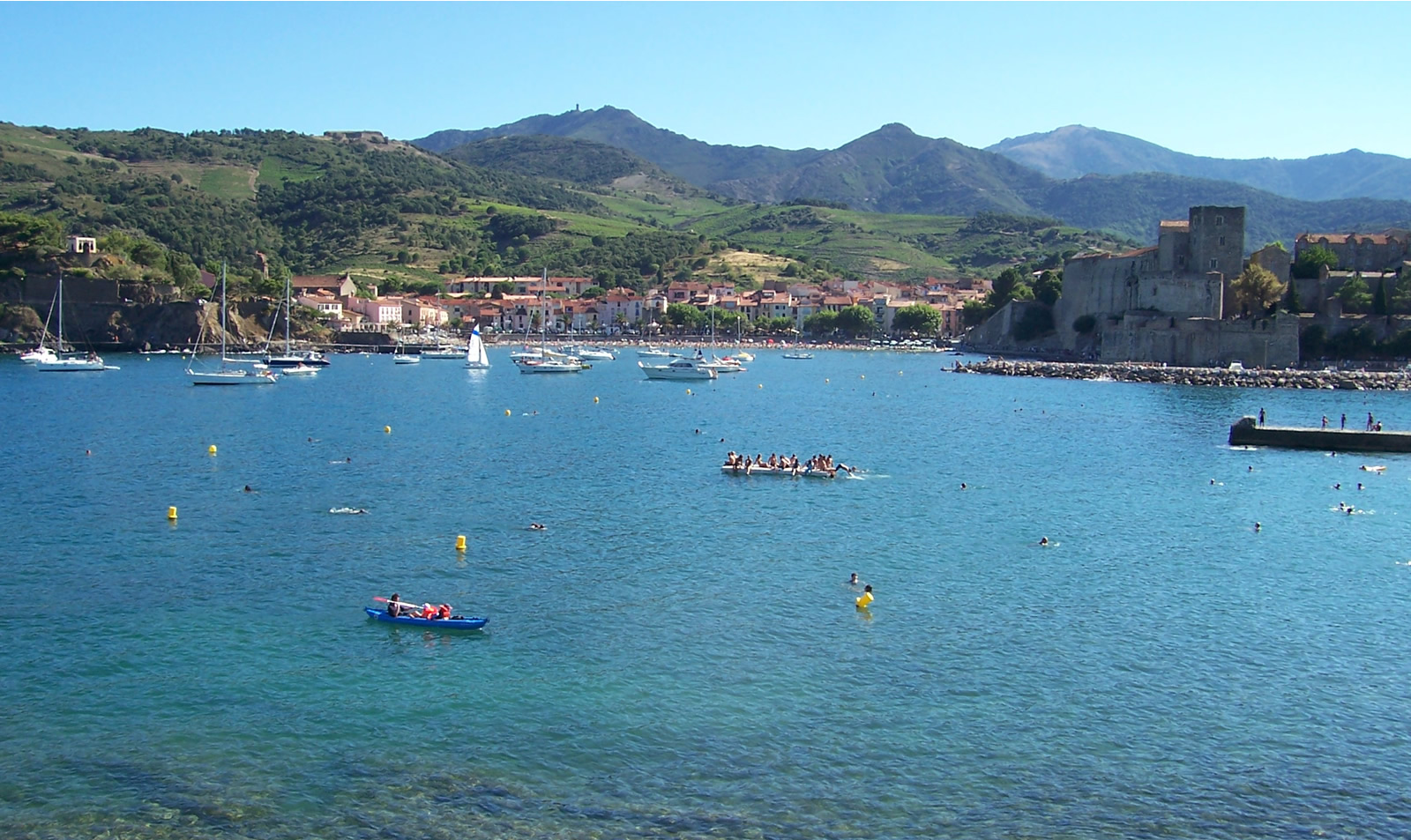 Wallpapers Trips : Europ France > Languedoc-Roussillon Plage de Collioure