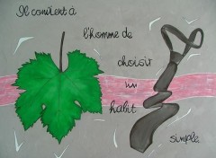 Wallpapers Art - Painting Il convient  l'homme de choisir un habit simple