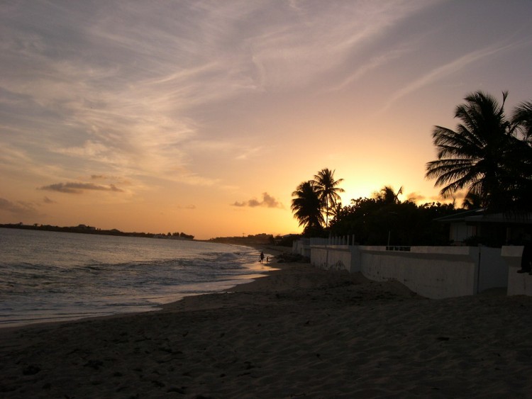 Fonds d'cran Voyages : Amrique du nord Saint Martin Coucher de soleil  St Martin