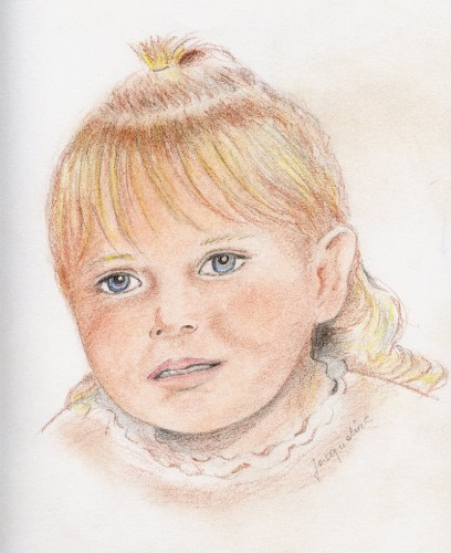 Fonds d'cran Art - Crayon Portraits Cyriana