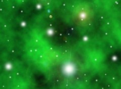 Wallpapers Digital Art DESTINE GALAXIE VERTE SPATIALE