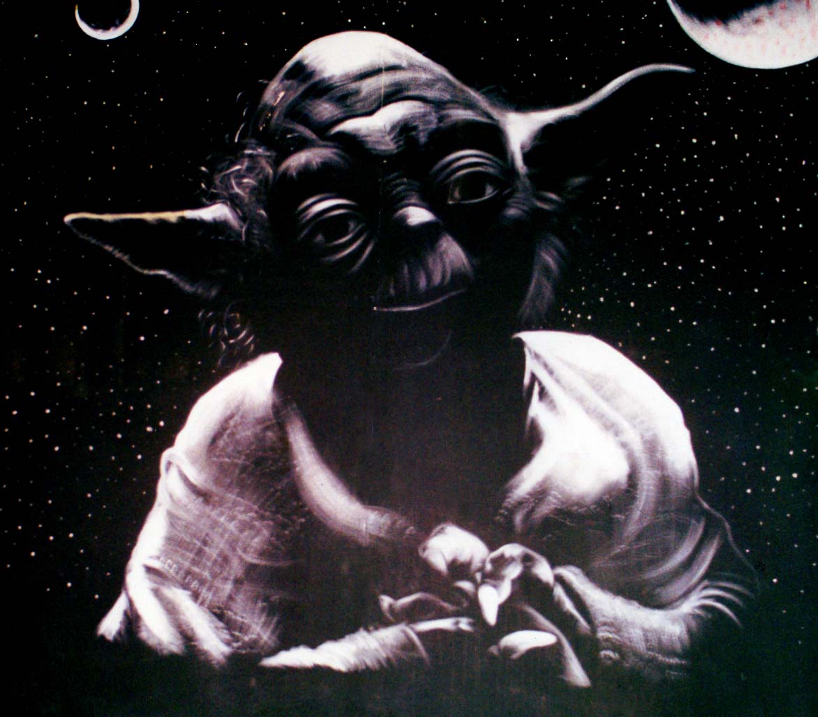 Fonds d'cran Art - Peinture Airbrush yoda 's touch