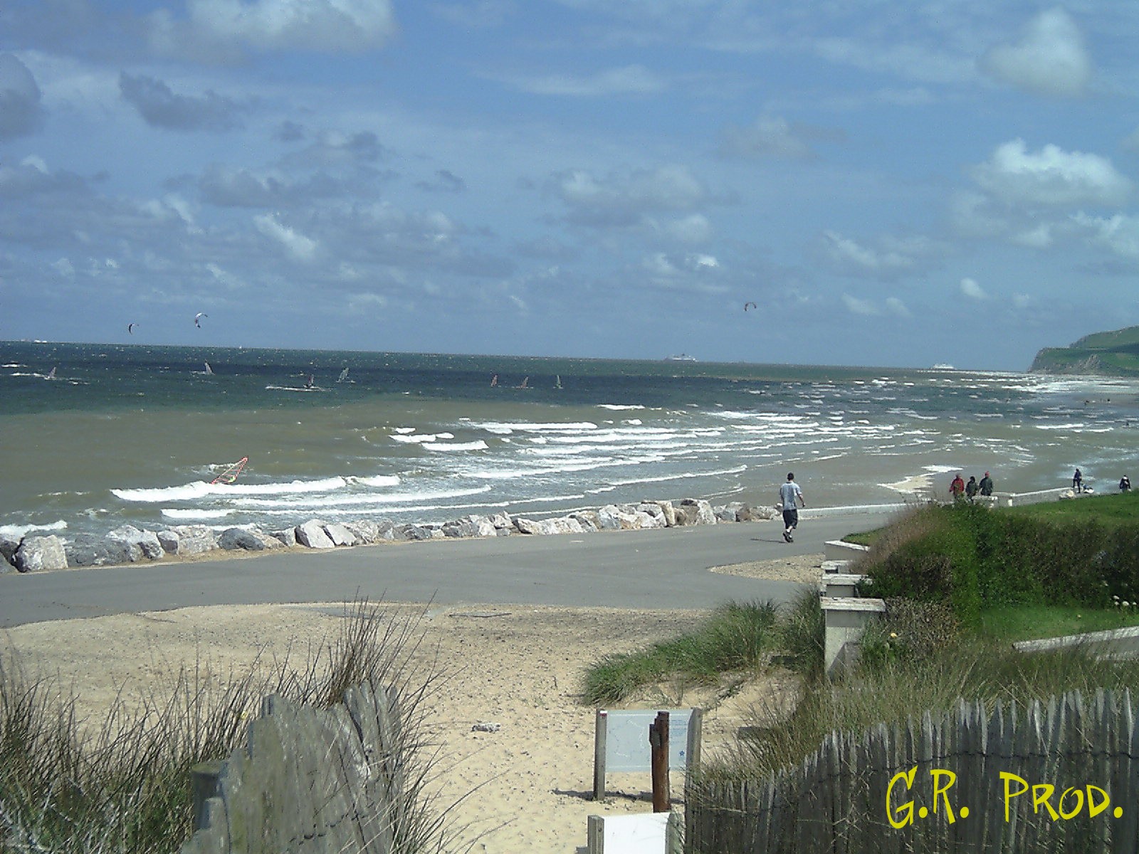 Fonds d'cran Voyages : Europe France > Nord Pas de Calais La baie de Wissant