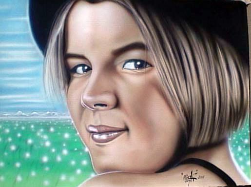 Fonds d'cran Art - Peinture Airbrush nini