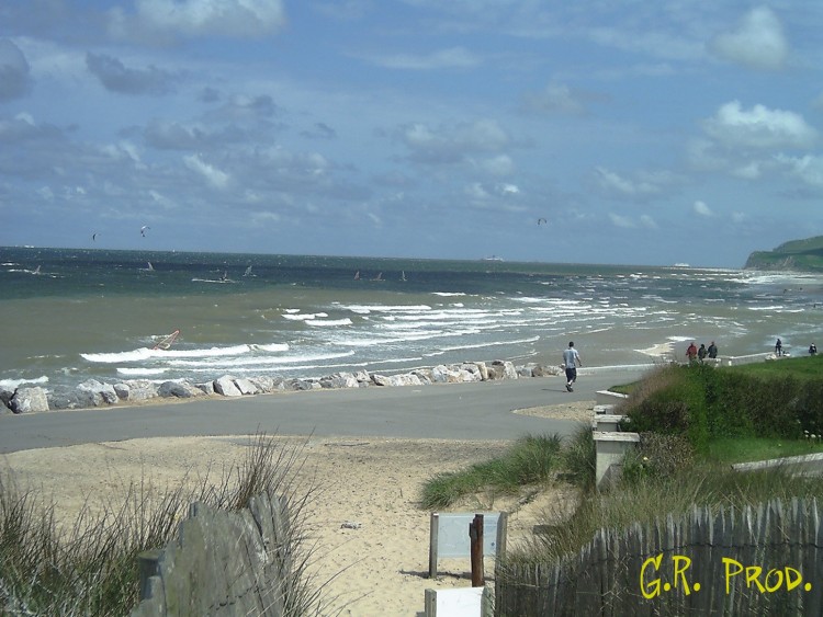 Wallpapers Trips : Europ France > Nord Pas de Calais La baie de Wissant