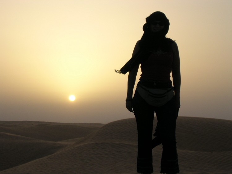 Fonds d'cran Nature Couchers et levers de Soleil sahara