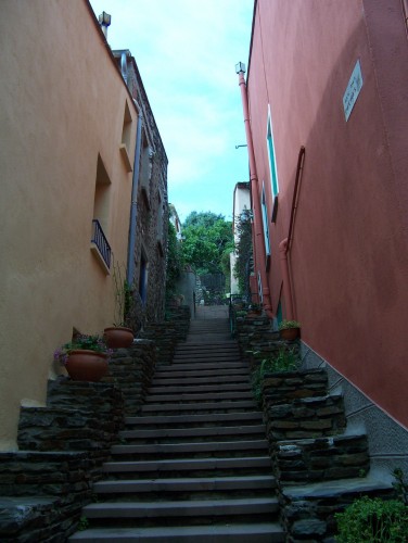 Wallpapers Constructions and architecture Houses Rue en escalier