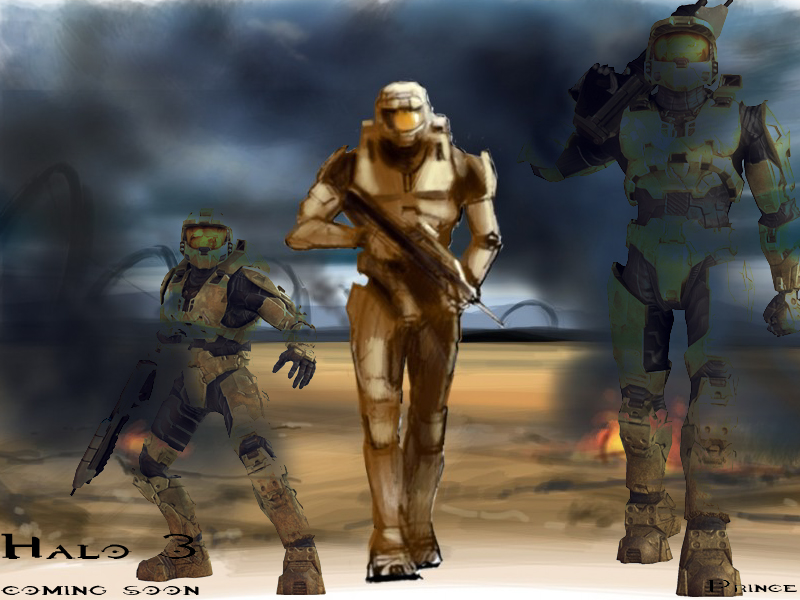 Fonds d'cran Jeux Vido Halo 3 Master Chief