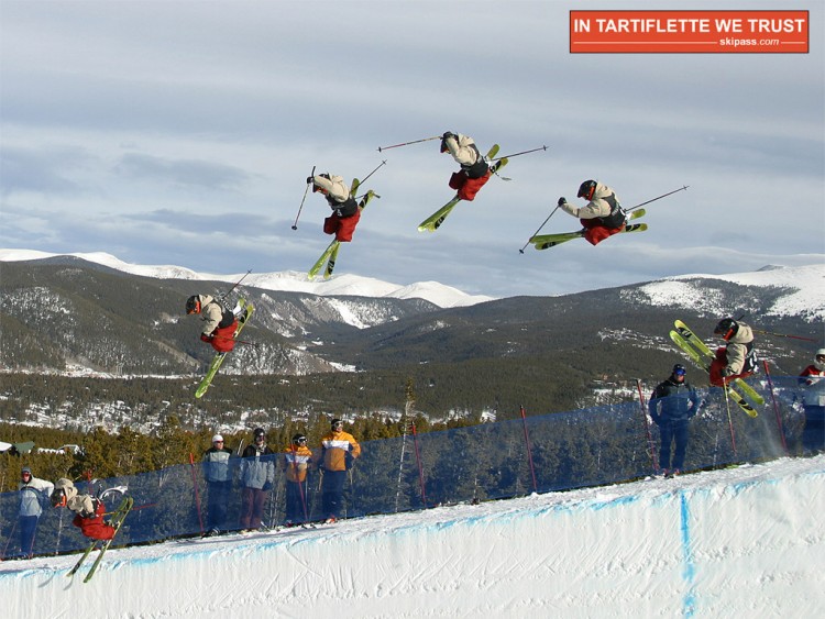 Fonds d'cran Sports - Loisirs Ski tailgrab in  halfpipe