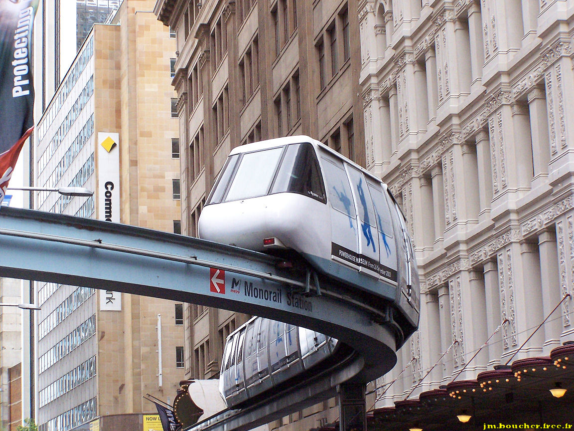 Fonds d'cran Transports divers Trains Monorail de Sydney