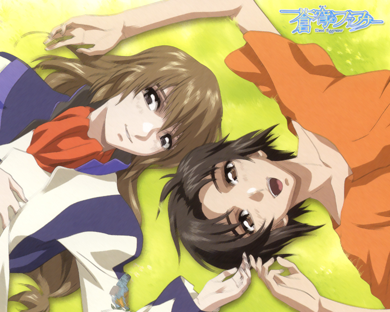 Fonds d'cran Manga Soukyuu no Fafner : Dead Aggressor Kazuki Makabe & Soushi Minashiro