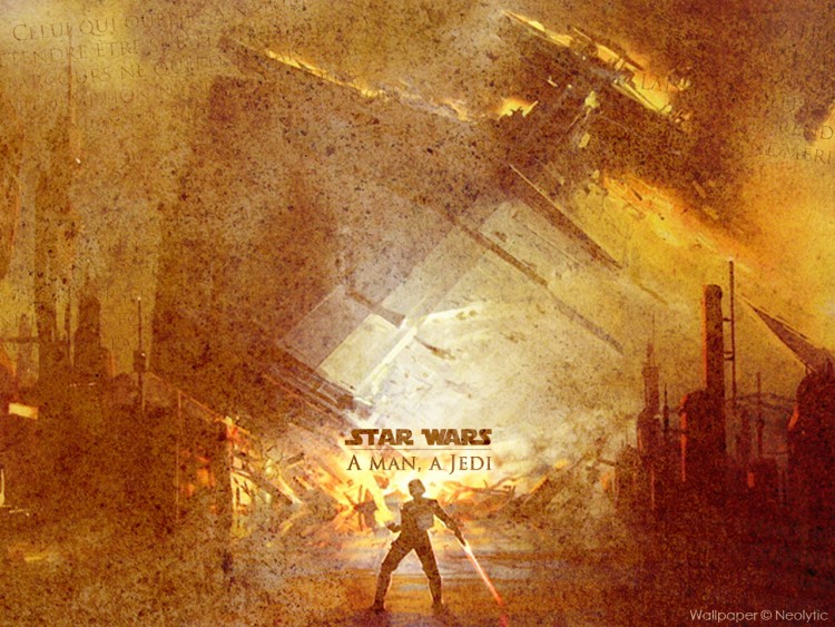 Wallpapers Movies Star Wars A man, a Jedi